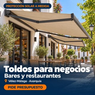 Toldos para bares, restaurantes y negocios