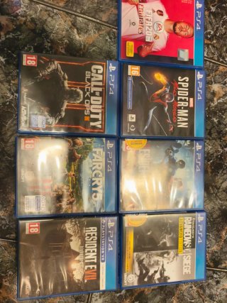 Lote de 6 Juegos para PS4