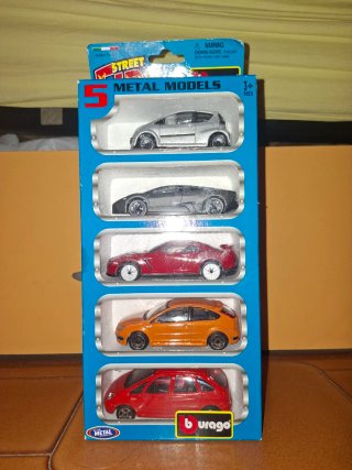 Set 5 Modellini Auto Bburago 1/43