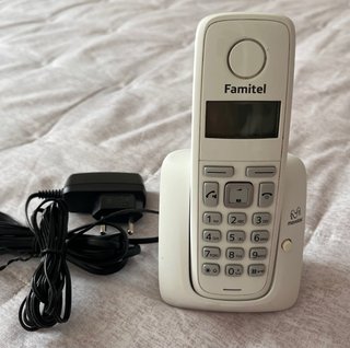 Teléfono Inalámbrico Famitel Blanco