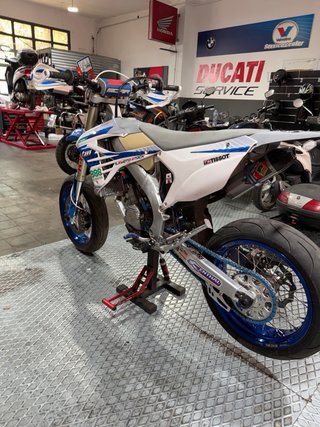 TM 125 Supermotard Azul/Blanco