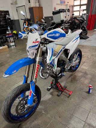 TM 125 Supermotard Azul/Blanco