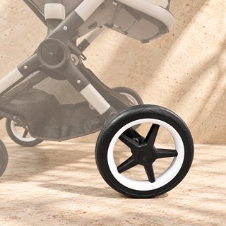 2x Ruedas Traseras blancas Bugaboo Fox/Fox2/Fox3