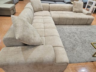 Sofá rinconera modular beige