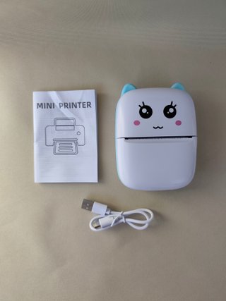 Mini impresora portátil térmica gatito - Nueva