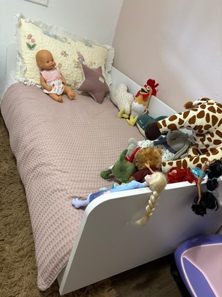 Cama Infantil 140cm Blanca