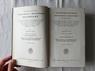 Diccionario APPLETON'S CUYAS año 1956.
