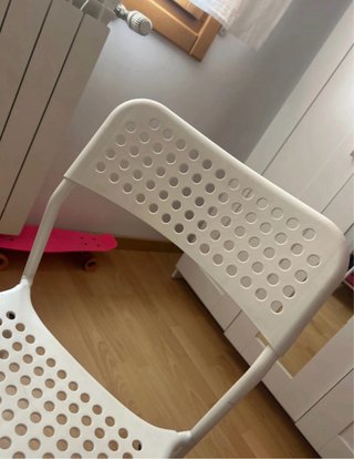 Silla blanca Ikea