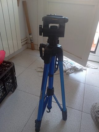 Trípode Hama azul