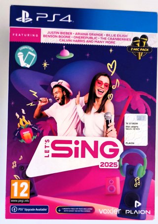 Let's Sing 2025 PS4 (PlayStation 4)