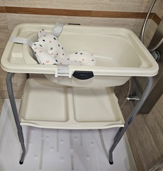 Bañera Plegable para Bebé con Soporte