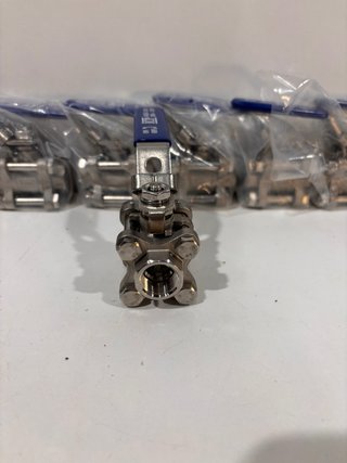 8 Válvulas de Bola ICP 3/8 AISI-316