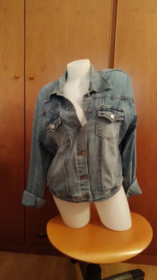 Cazadora tejana vintage (t.46)