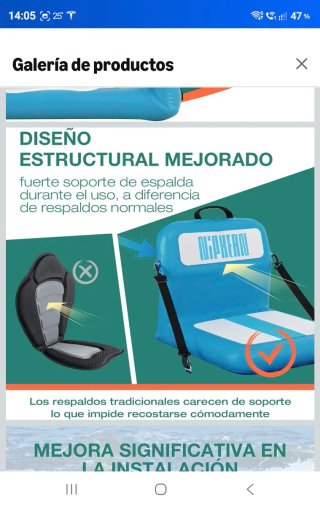 Asiento para Tabla de Paddle Surf