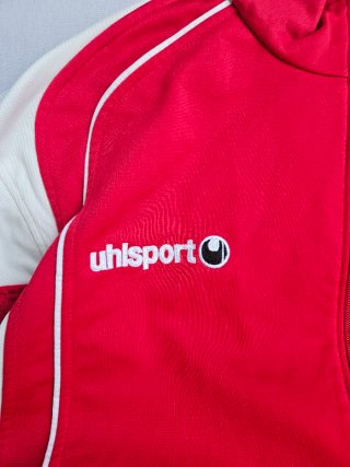 Casaco Desportivo Vintage Uhlsport Vermelho/Branco