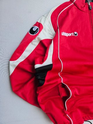 Casaco Desportivo Vintage Uhlsport Vermelho/Branco