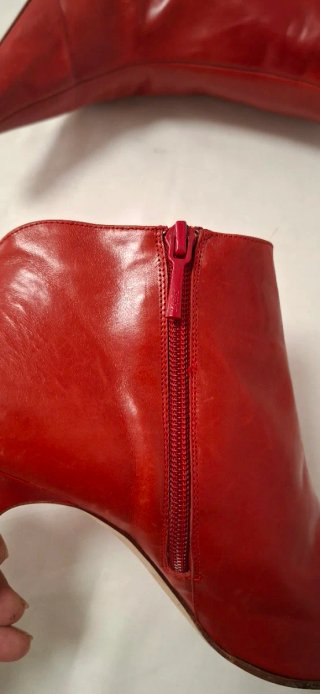 Botines piel tacón Zara Talla 40