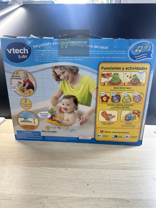 VTech - Aquasilla 2 en 1, Silla de baño y Panel
