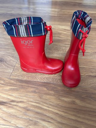 Botas de agua infantiles Igor rojas Talla 33