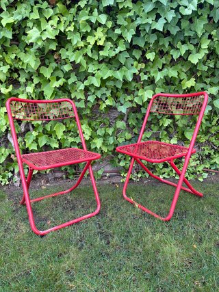 2 Sillas Plegables Federico Giner Modelo 085