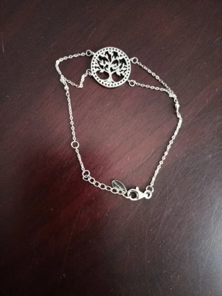 Pulsera Lotus Plata Ley 925 Árbol de la Vida