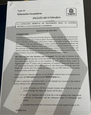 Temario oposiciones secundaria inglés MAGISTER