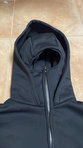 Sudadera Nike Negra con Pasamontañas Talla S