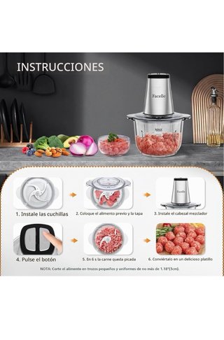 Chollo! Picadora Eléctrica Facelle 500W