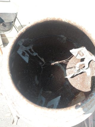 Hormigonera Naranja 200L