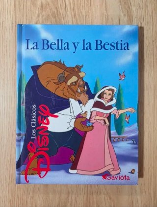 Clásico cuento Disney.La bella y la bestia.GAVIOTA