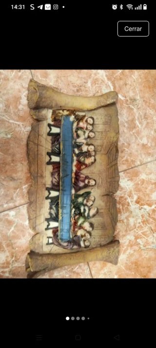 Retablo en Relieve La Última Cena