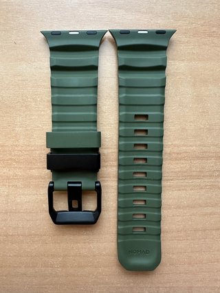 Apple Watch X Nomad 49mm. Rocky Point Band Forest