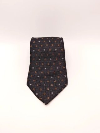 Corbata Nina Ricci Floral Jacquard Antracita