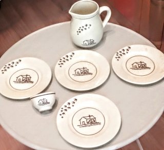 Set 6 pezzi Mulino Bianco anni '80-'85