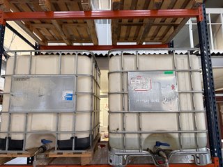 2 Depósitos de Agua de 1000 Litros