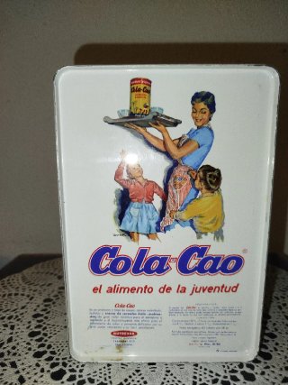 Caja Metálica Vintage Cola Cao 1970