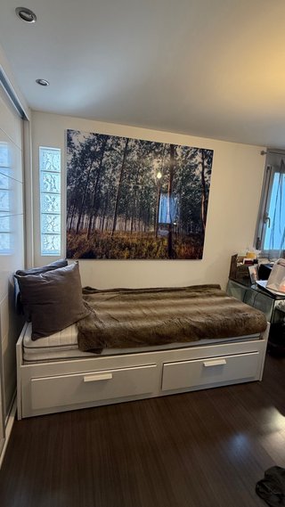 Cama nido IKEA BRIMNES blanca