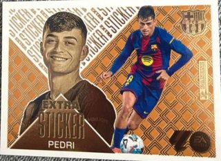 Carta Extra Sticker Pedri Bronce FC Barcelona
