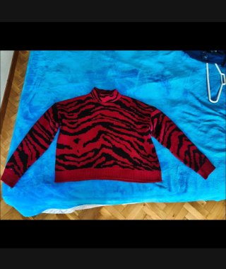 Jersey Cebra burdeos Talla 44