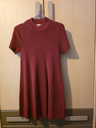 Vestido Mango Rojo Talla M