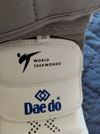 Protectores de Empeine Daedo Taekwondo Gen2, XS