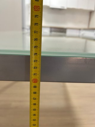 Mesa de Comedor con Sobre de Cristal