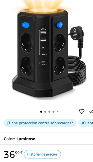 Regleta Múltiple Enchufe Torre