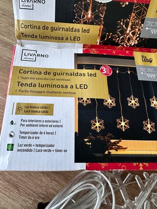 Cortina de Guirnaldas LED