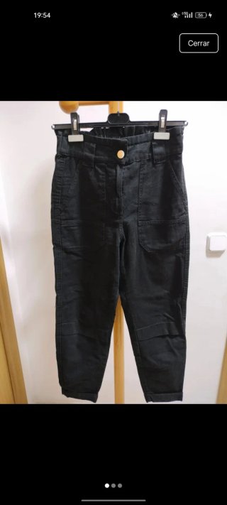 Pantalón vaquero negro Bershka