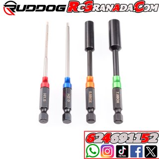 JUEGO DE PUNTAS RUDDOG 1.5 2.0 5.5 7.0