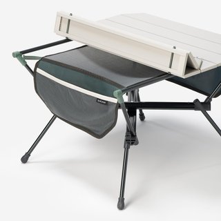 Mesa de camping compacta, 2 personas, blanca