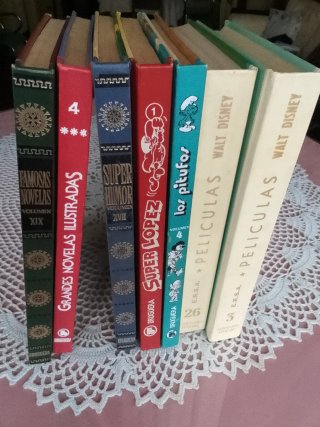Lote de libros de cómics de Bruguera y Disney