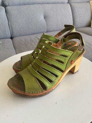 Sandalias Verdes de Mujer Talla 36-37