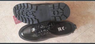 Zapatos charol X'ti cordones negros